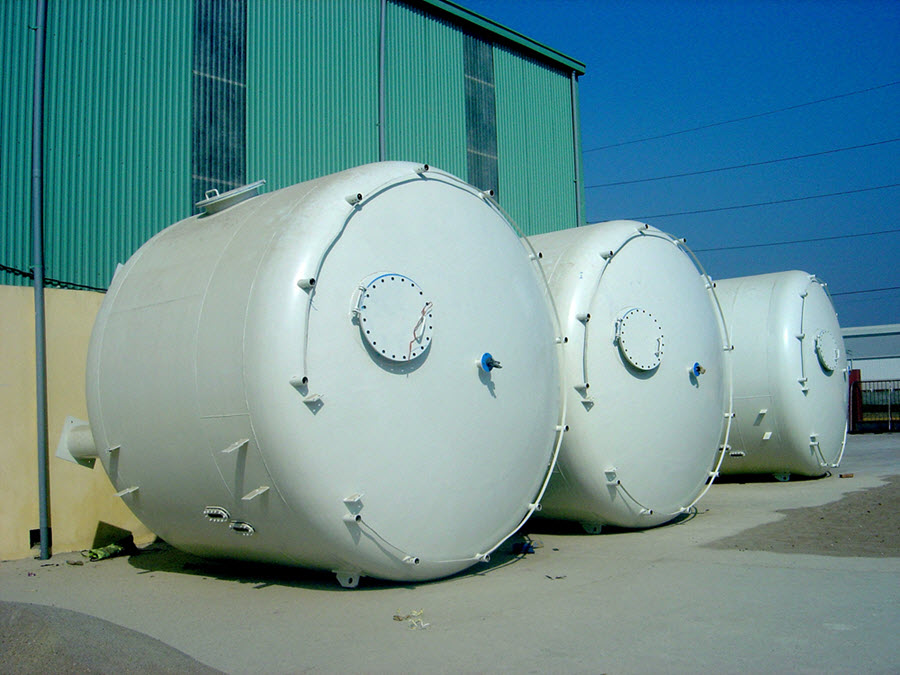 Tank System, vases, water treatment equipment for the Japanese company